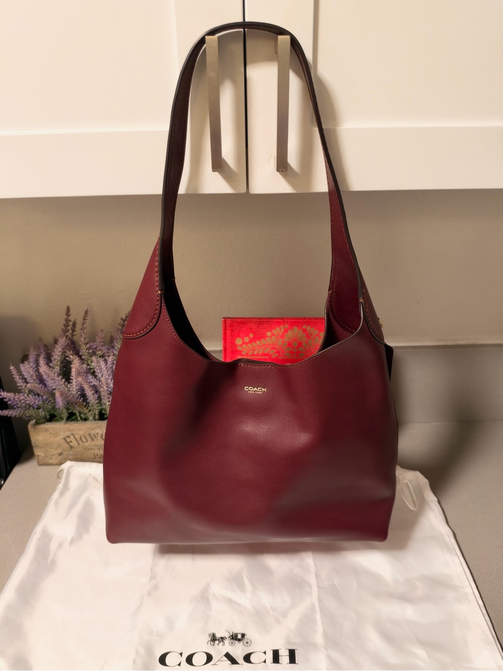 COACH Brooklyn 34 — Merlot ♥️